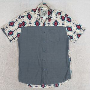 Sunday Work‎ Clothes Men's Aztec Western Button Down Shirt Size M